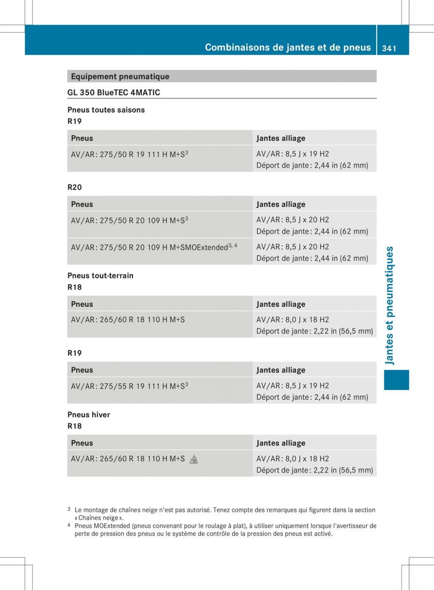 Mercedes Benz GL Class X166 manuel du proprietaire / page 343