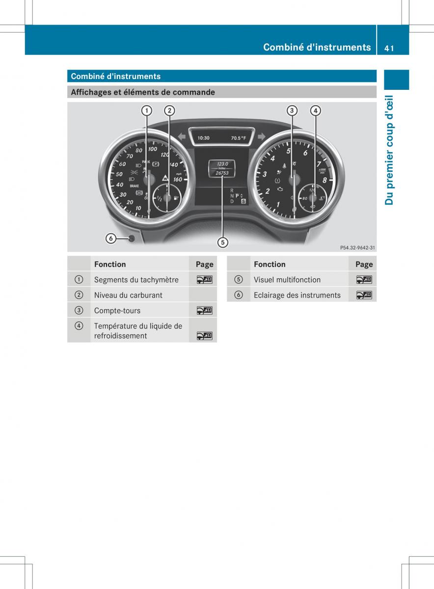 Mercedes Benz GL Class X166 manuel du proprietaire / page 43