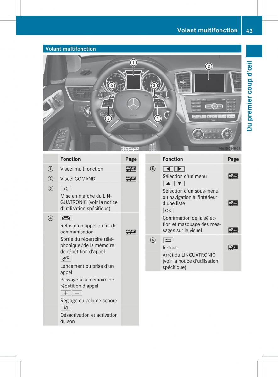 Mercedes Benz GL Class X166 manuel du proprietaire / page 45