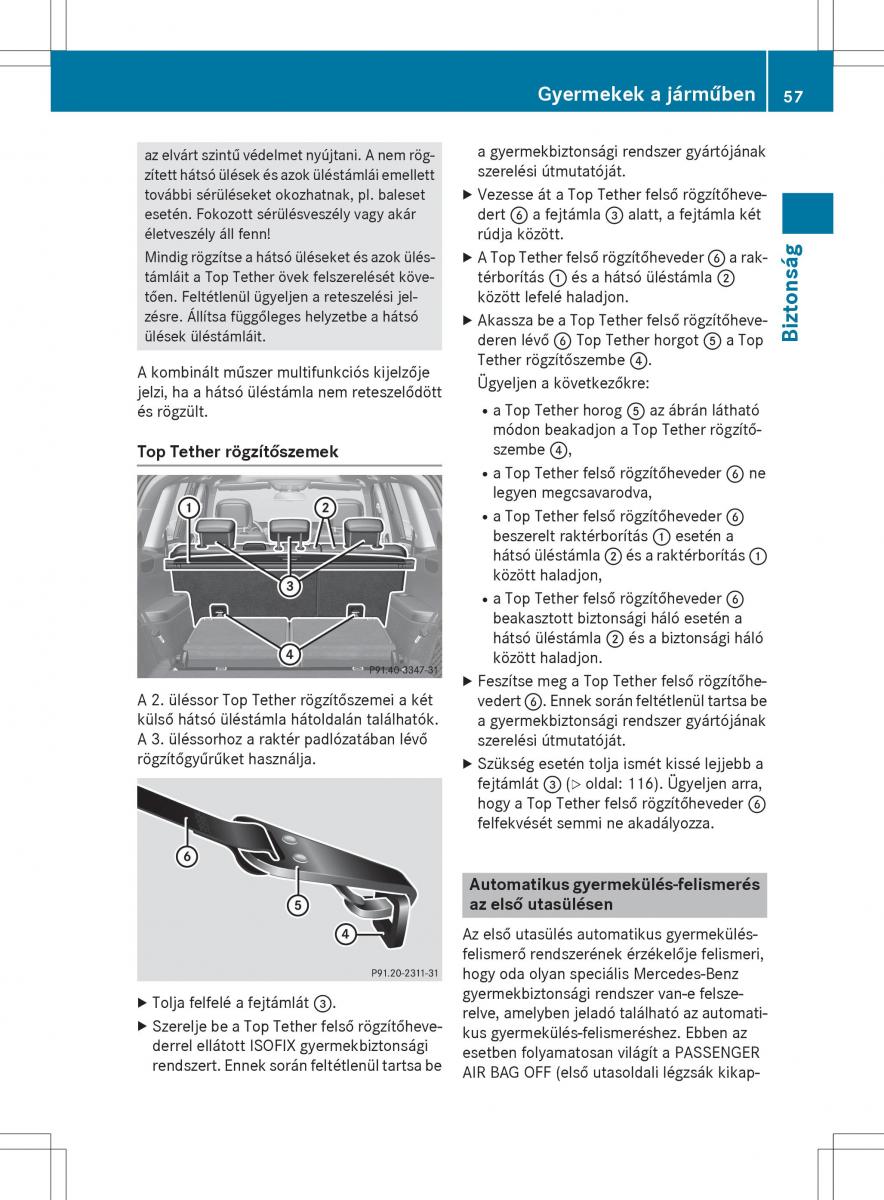 Mercedes Benz GL Class X166 Kezelesi utmutato / page 59