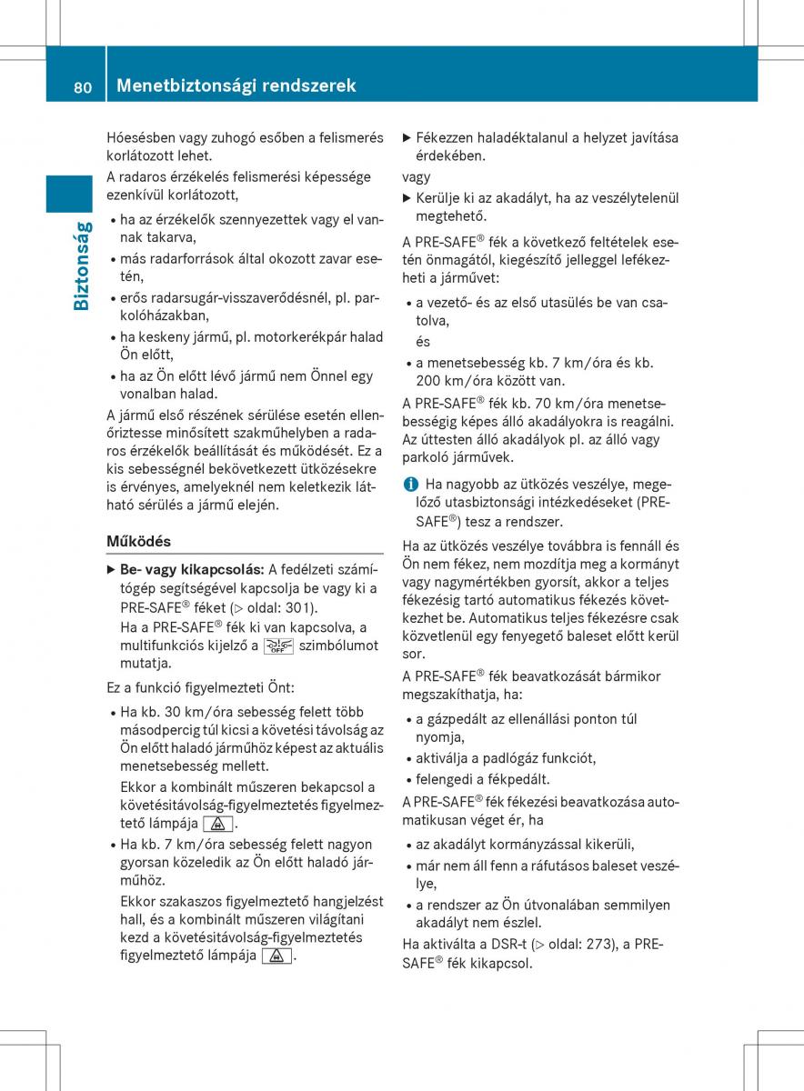 Mercedes Benz GL Class X166 Kezelesi utmutato / page 82