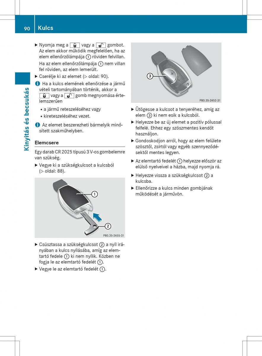 Mercedes Benz GL Class X166 Kezelesi utmutato / page 92