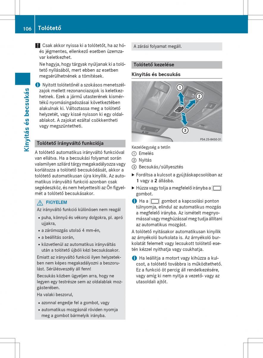 Mercedes Benz GL Class X166 Kezelesi utmutato / page 108