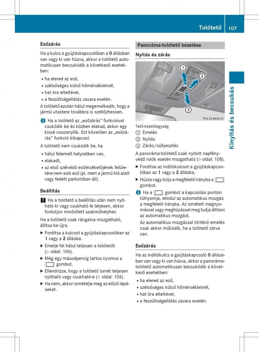 Mercedes Benz GL Class X166 Kezelesi utmutato / page 109