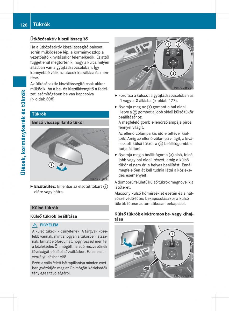 Mercedes Benz GL Class X166 Kezelesi utmutato / page 130