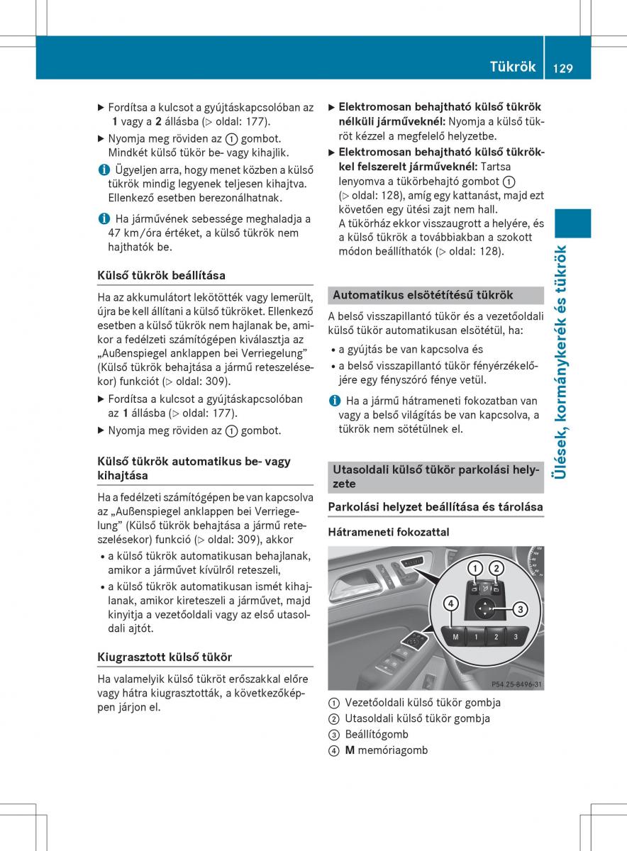 Mercedes Benz GL Class X166 Kezelesi utmutato / page 131