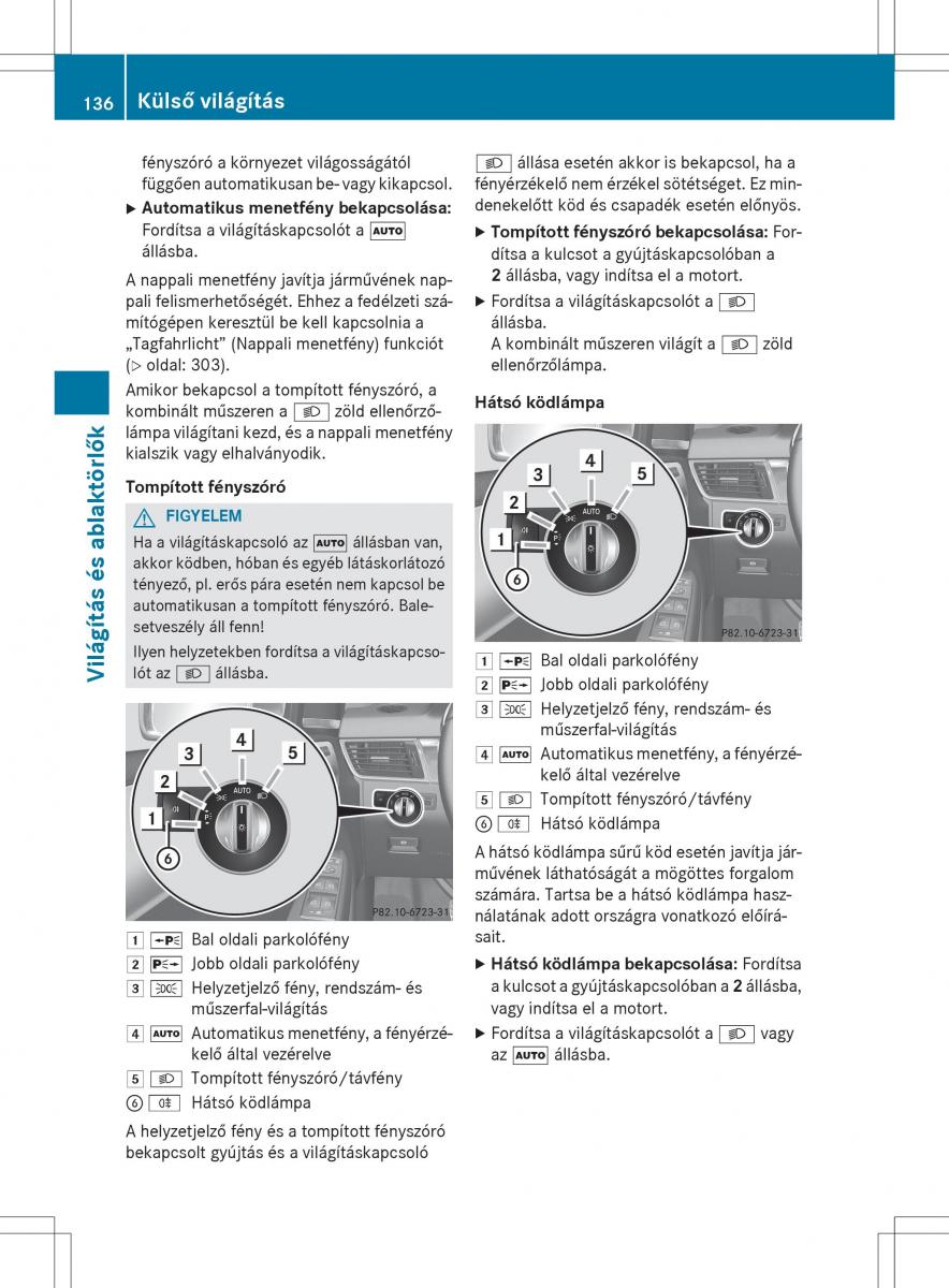 Mercedes Benz GL Class X166 Kezelesi utmutato / page 138