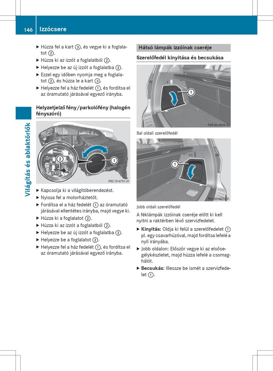 Mercedes Benz GL Class X166 Kezelesi utmutato / page 148