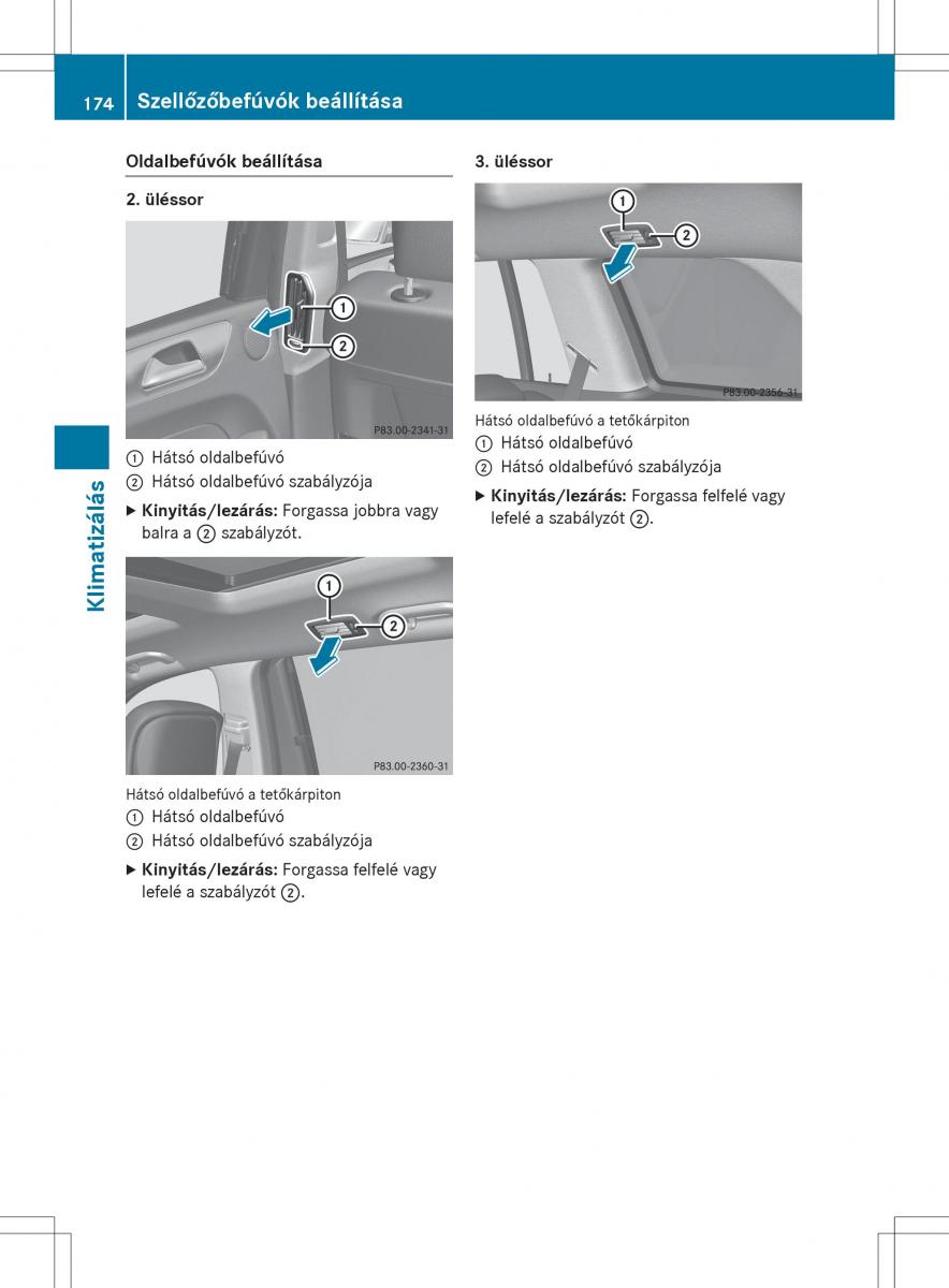 Mercedes Benz GL Class X166 Kezelesi utmutato / page 176