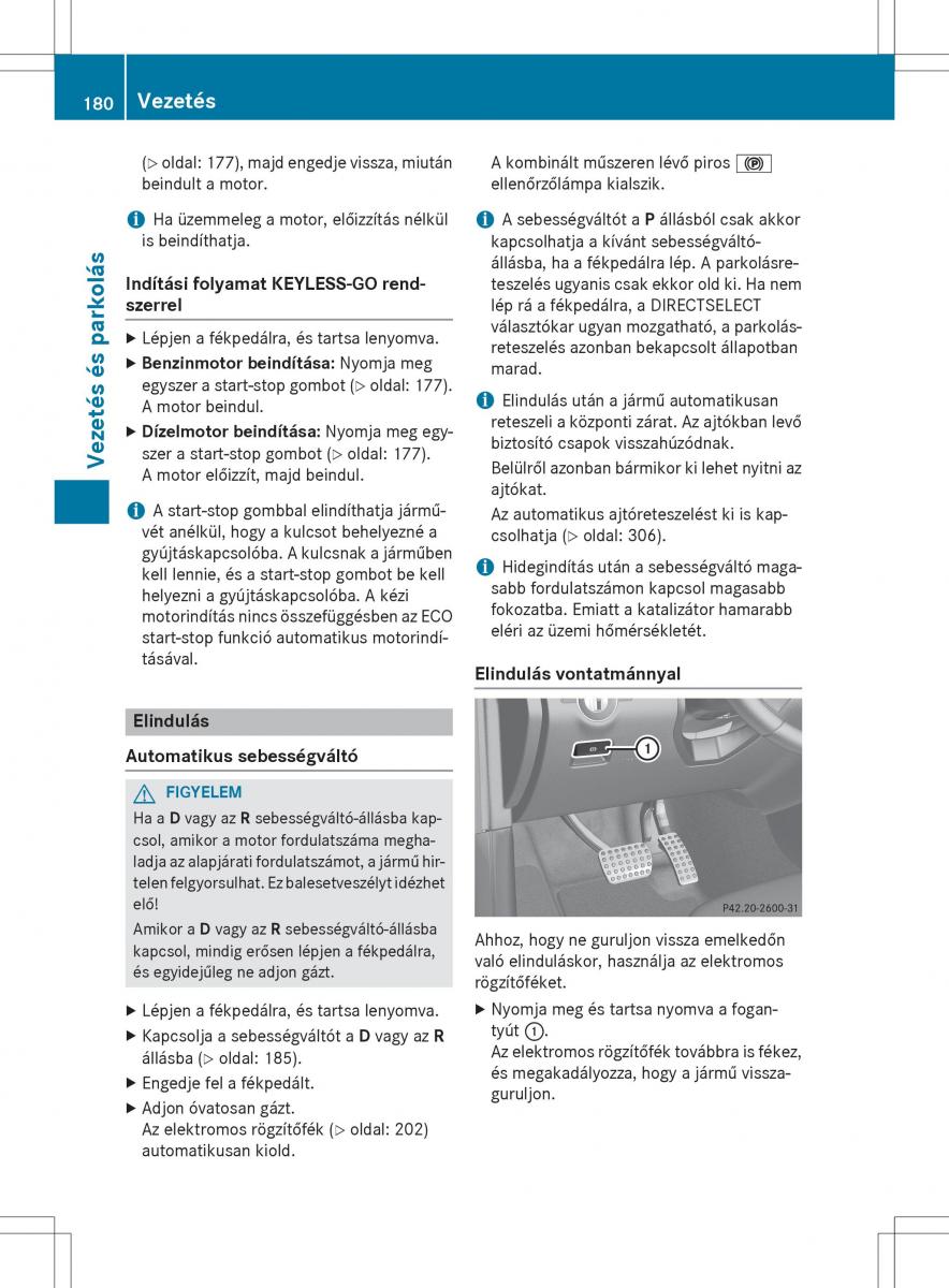 Mercedes Benz GL Class X166 Kezelesi utmutato / page 182