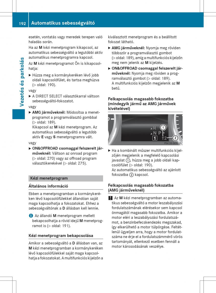 Mercedes Benz GL Class X166 Kezelesi utmutato / page 194