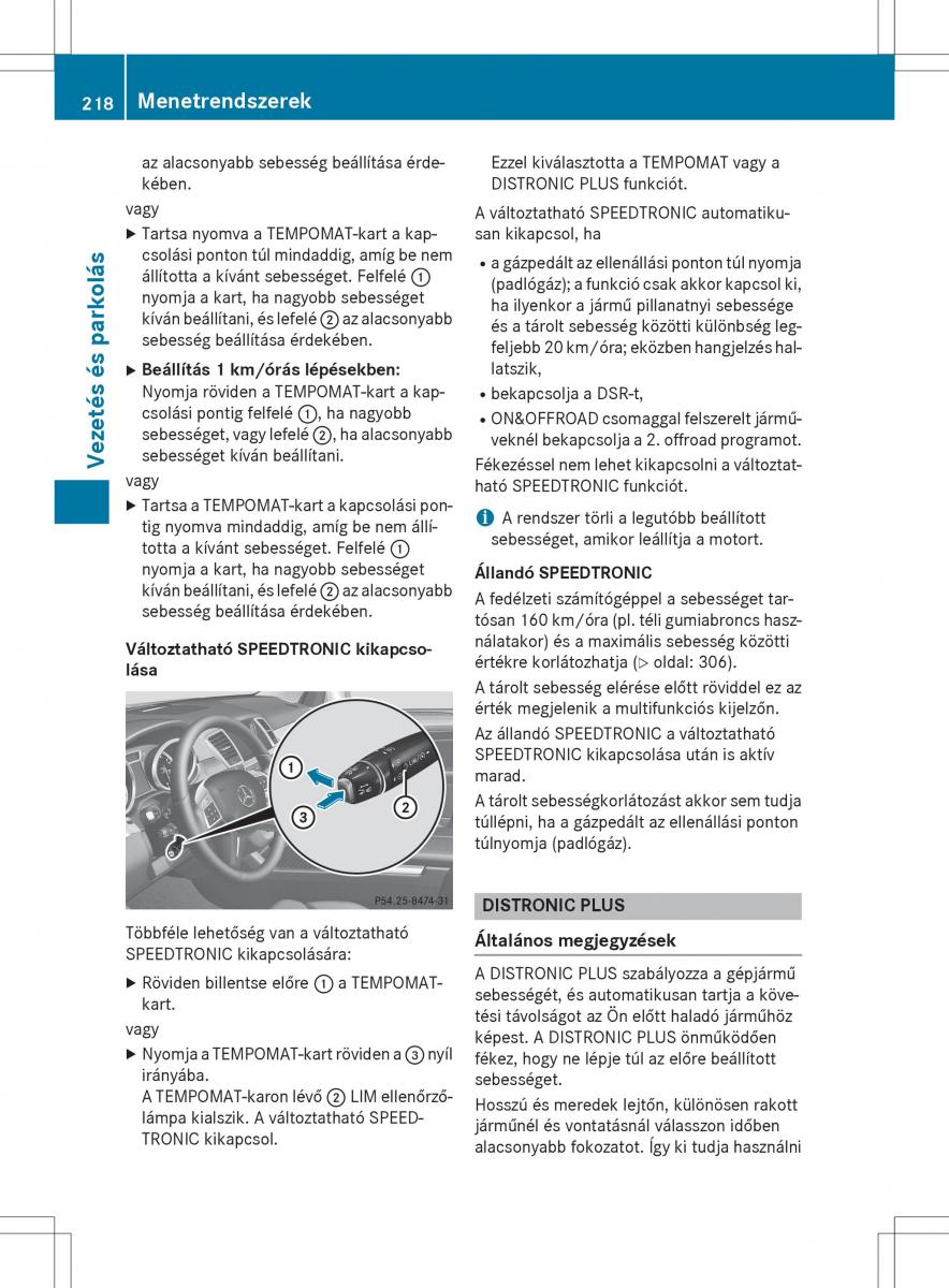 Mercedes Benz GL Class X166 Kezelesi utmutato / page 220