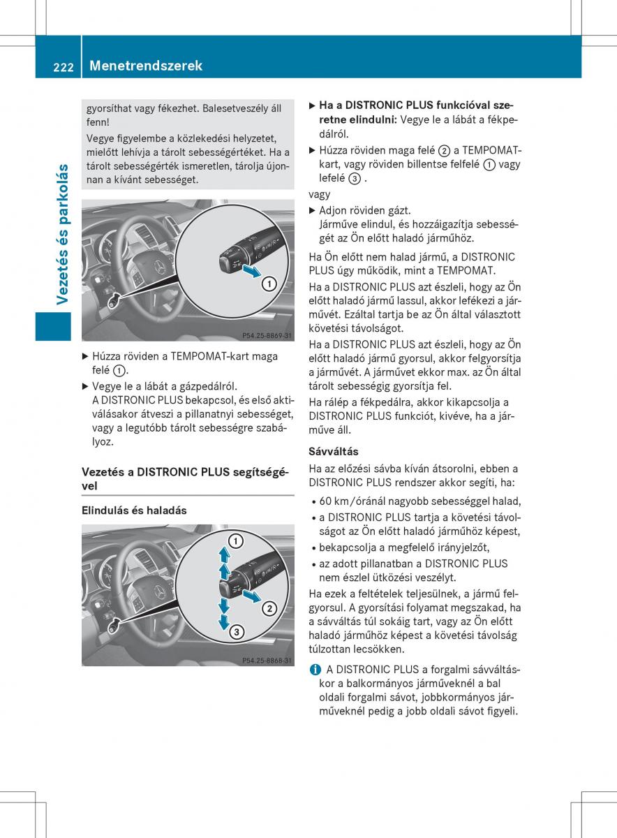 Mercedes Benz GL Class X166 Kezelesi utmutato / page 224