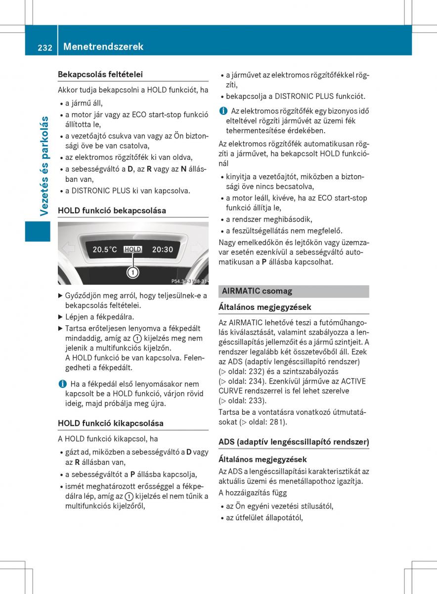 Mercedes Benz GL Class X166 Kezelesi utmutato / page 234