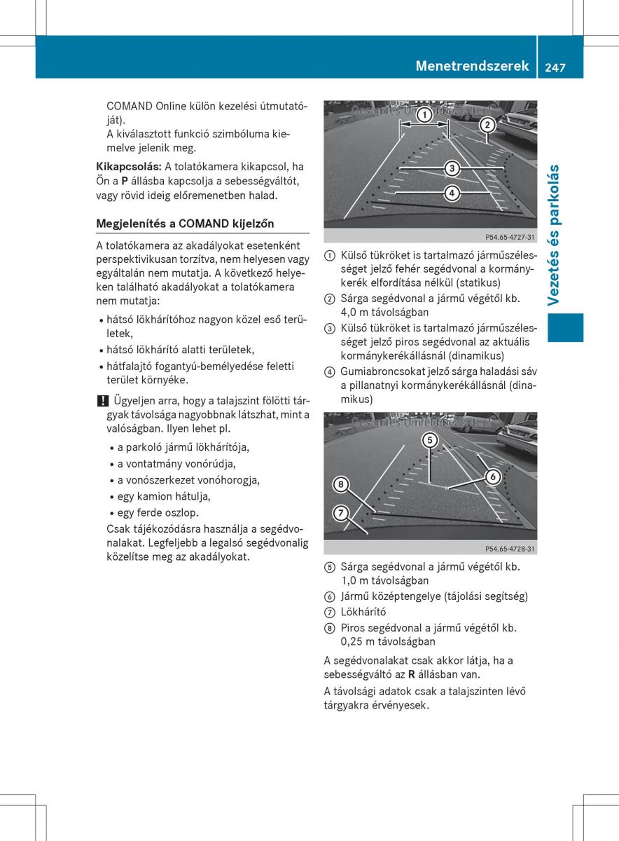 Mercedes Benz GL Class X166 Kezelesi utmutato / page 249