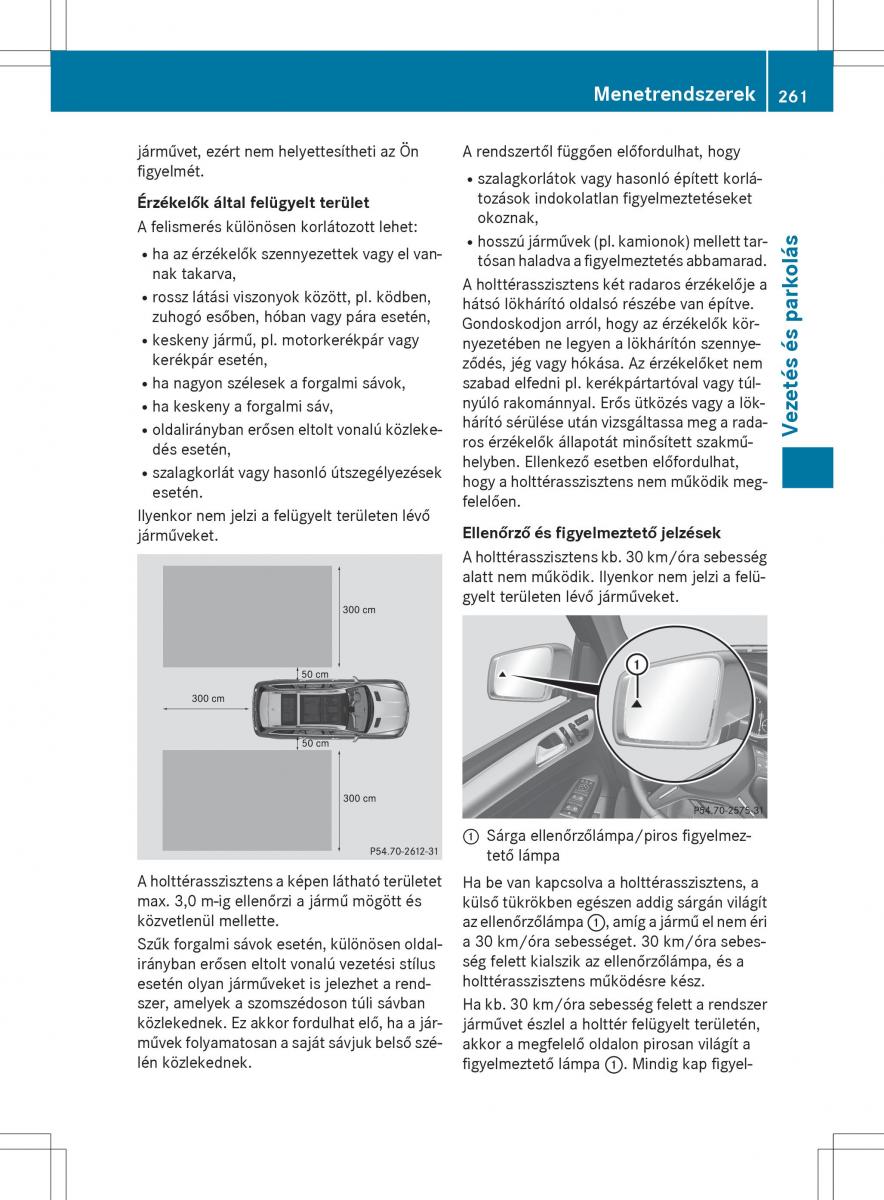 Mercedes Benz GL Class X166 Kezelesi utmutato / page 263