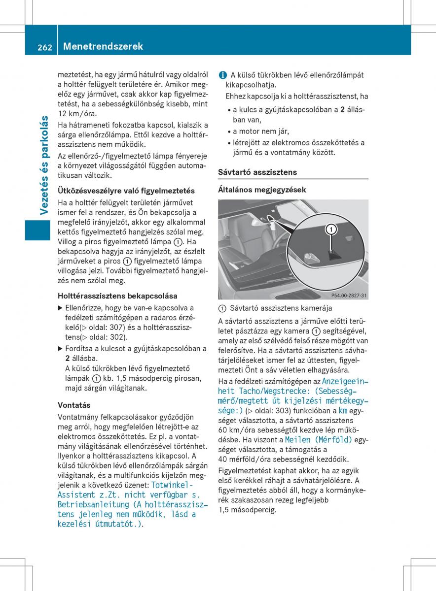 Mercedes Benz GL Class X166 Kezelesi utmutato / page 264