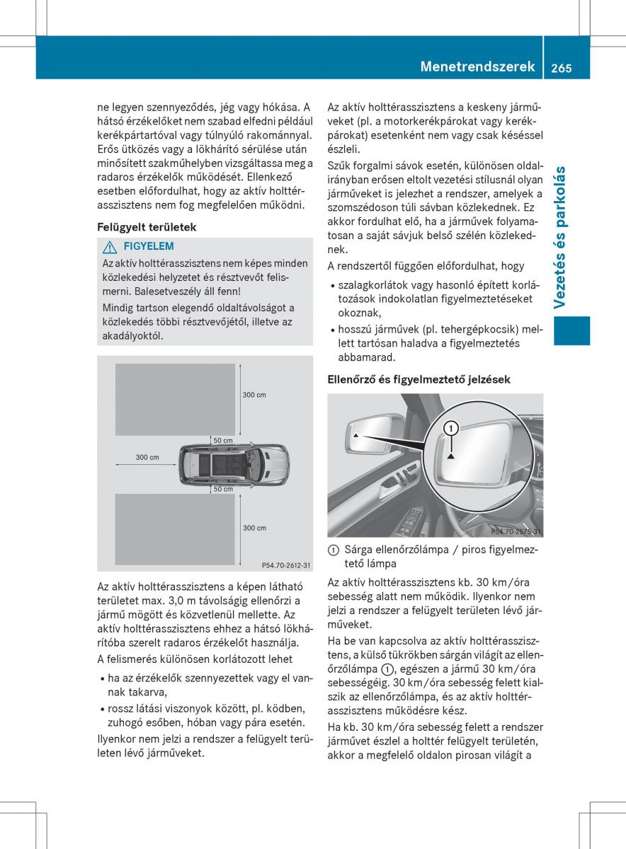 Mercedes Benz GL Class X166 Kezelesi utmutato / page 267