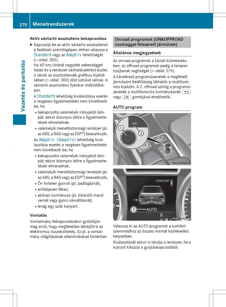 Mercedes Benz GL Class X166 Kezelesi utmutato / page 272