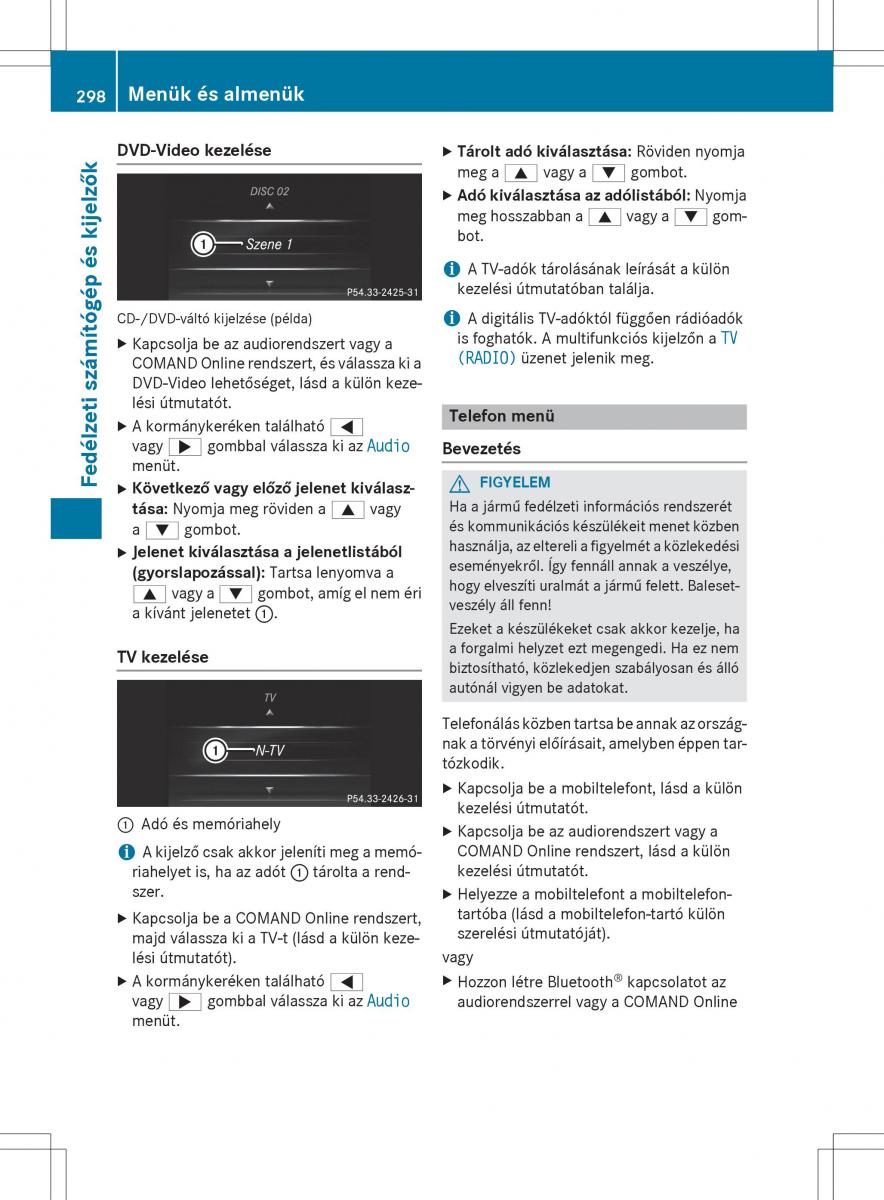 Mercedes Benz GL Class X166 Kezelesi utmutato / page 300