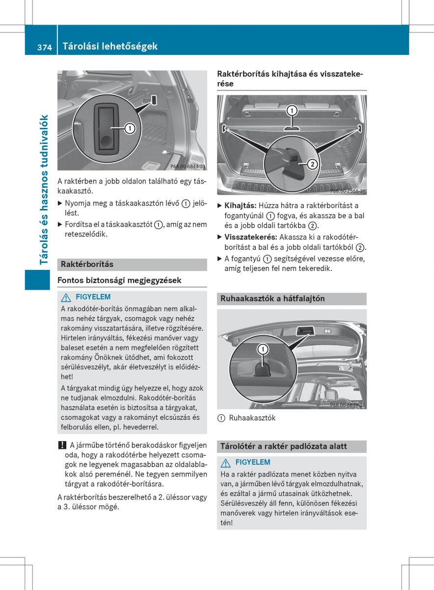 Mercedes Benz GL Class X166 Kezelesi utmutato / page 376