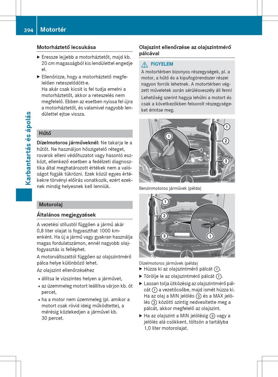 Mercedes Benz GL Class X166 Kezelesi utmutato / page 396