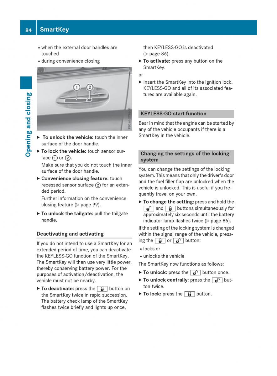 Mercedes Benz GLC Class owners manual / page 86