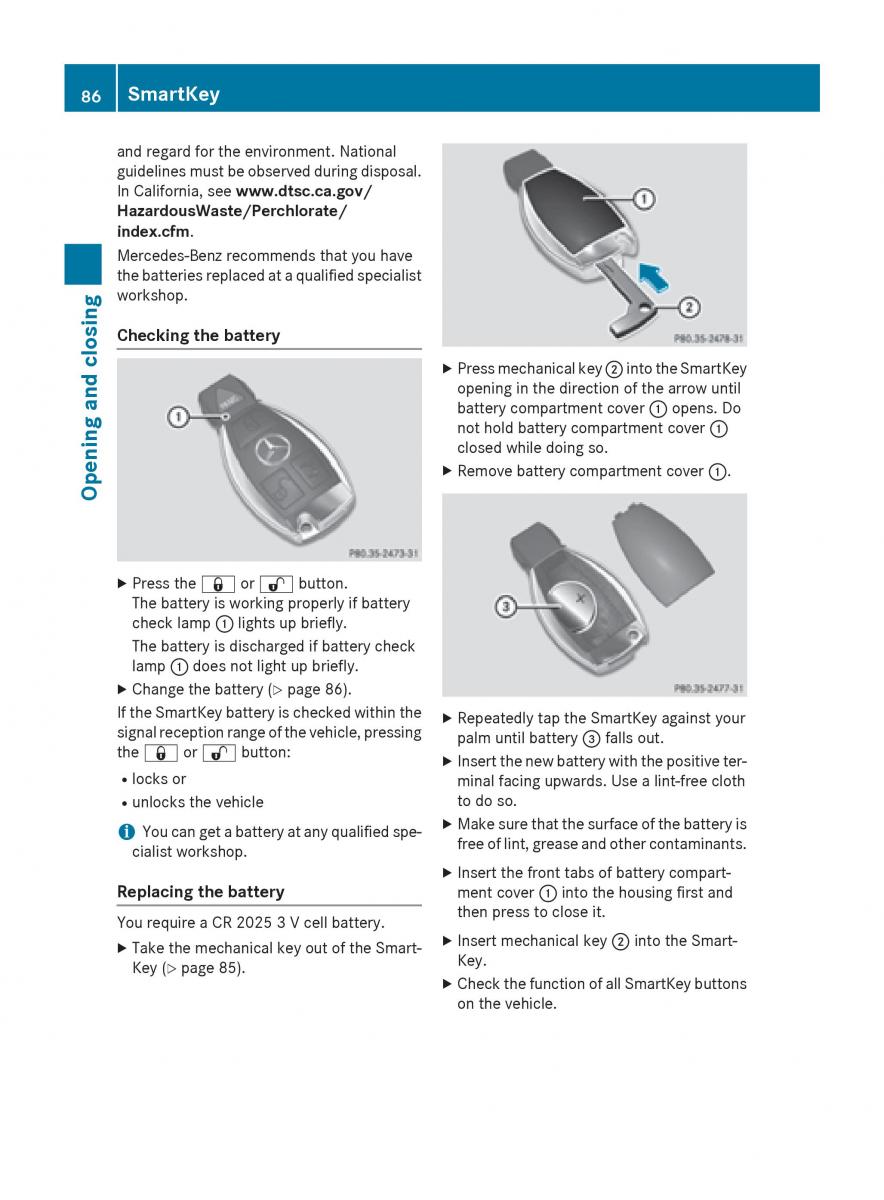 Mercedes Benz GLC Class owners manual / page 88