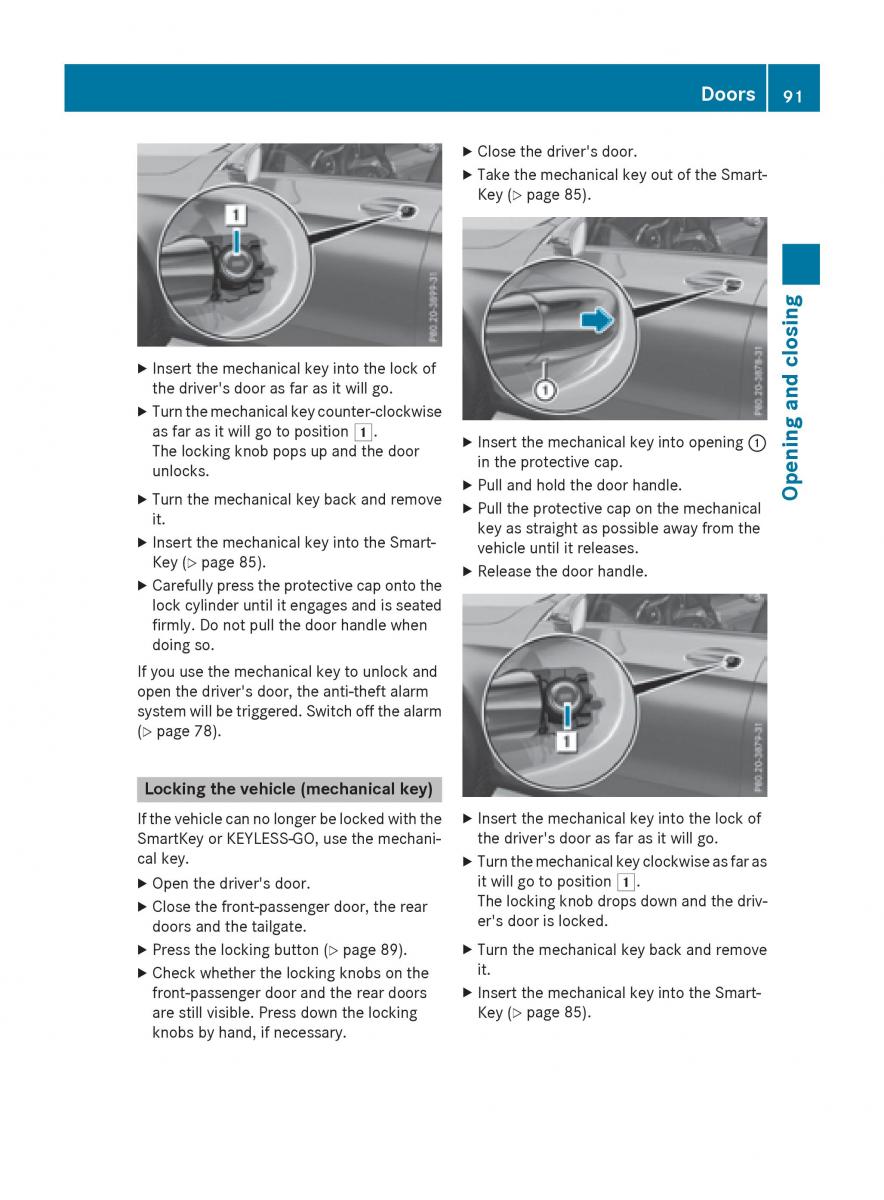 Mercedes Benz GLC Class owners manual / page 93