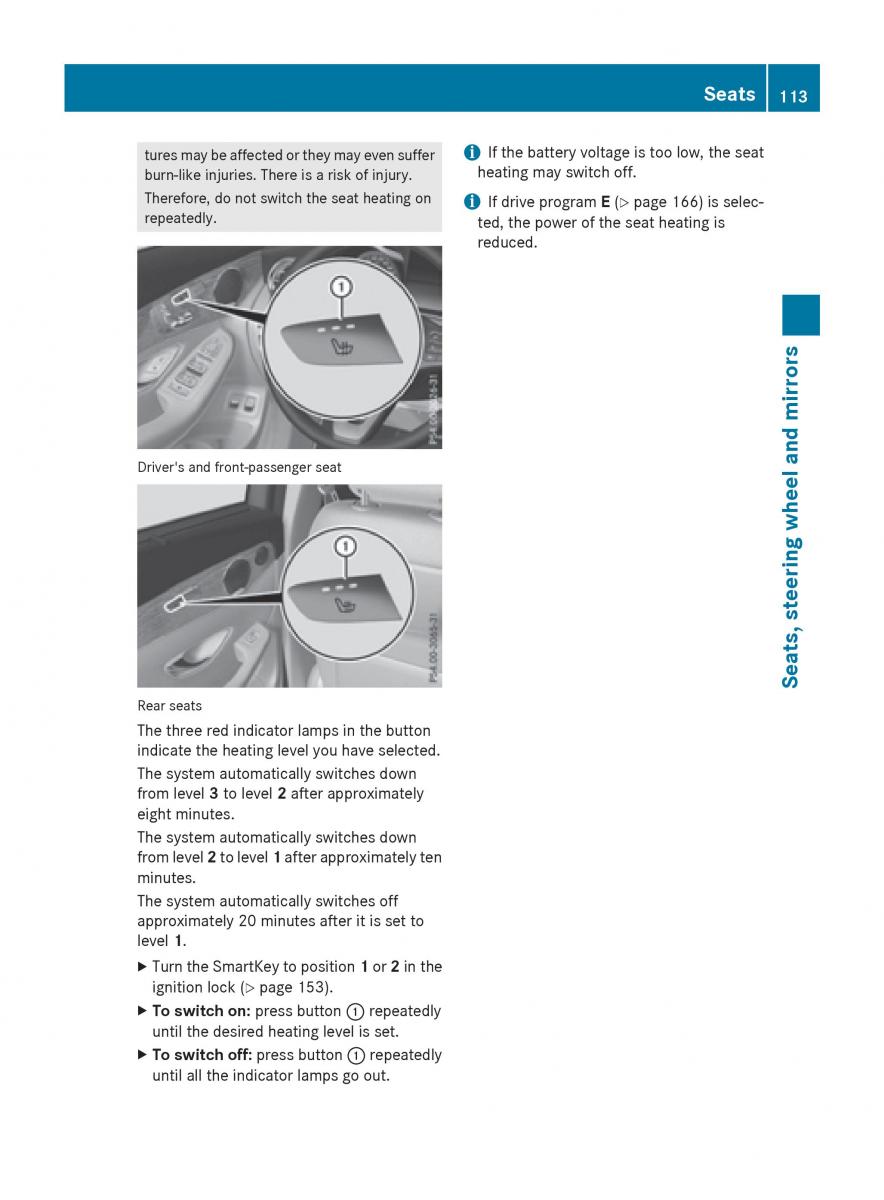 Mercedes Benz GLC Class owners manual / page 115