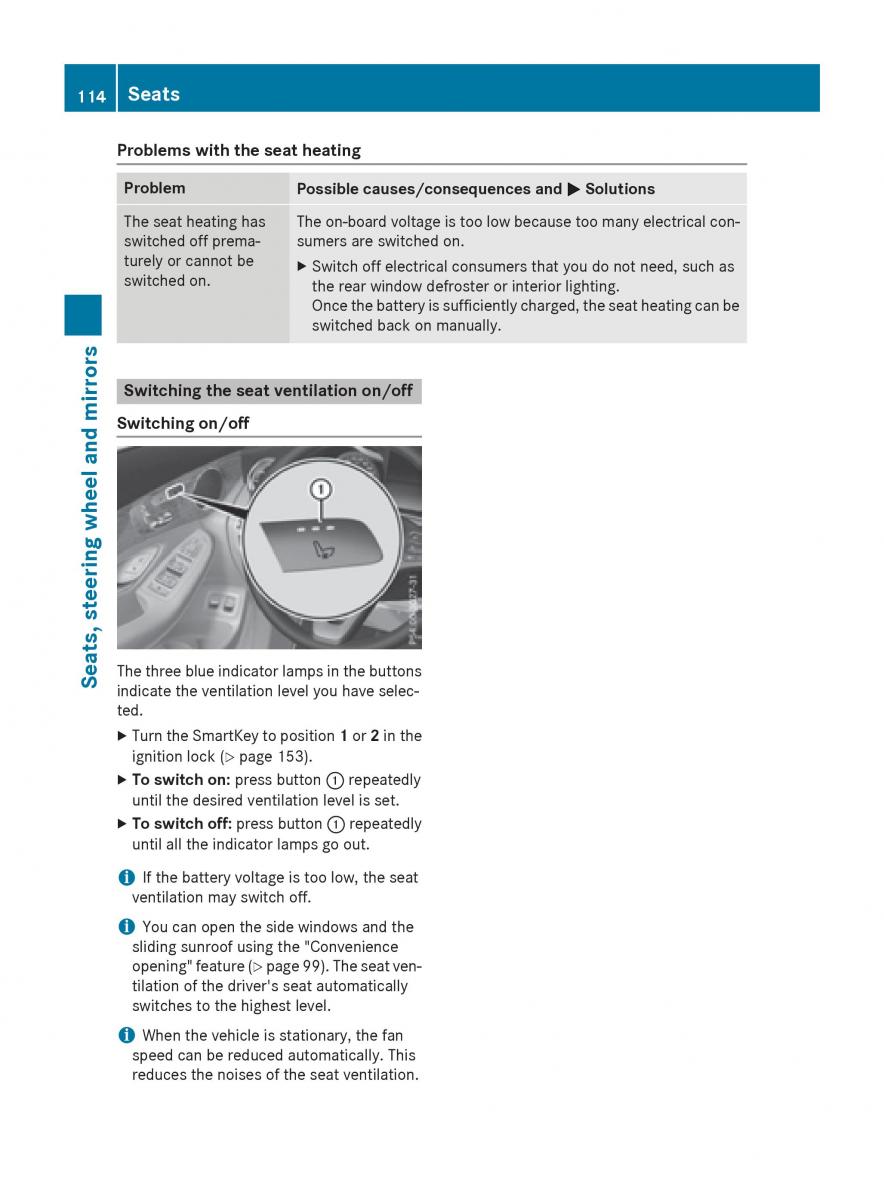 Mercedes Benz GLC Class owners manual / page 116