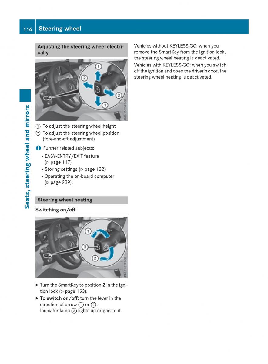 Mercedes Benz GLC Class owners manual / page 118