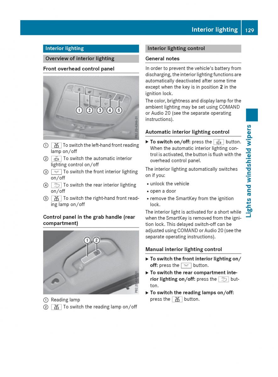 Mercedes Benz GLC Class owners manual / page 131