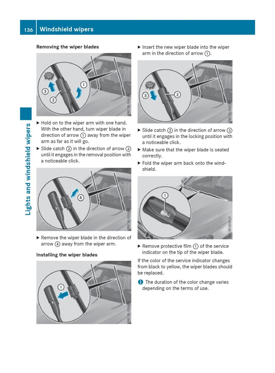 Mercedes Benz GLC Class owners manual / page 138