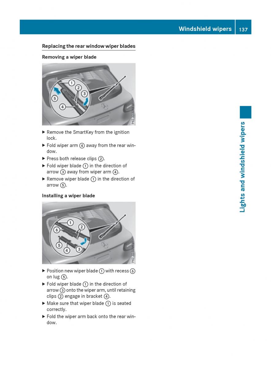 Mercedes Benz GLC Class owners manual / page 139