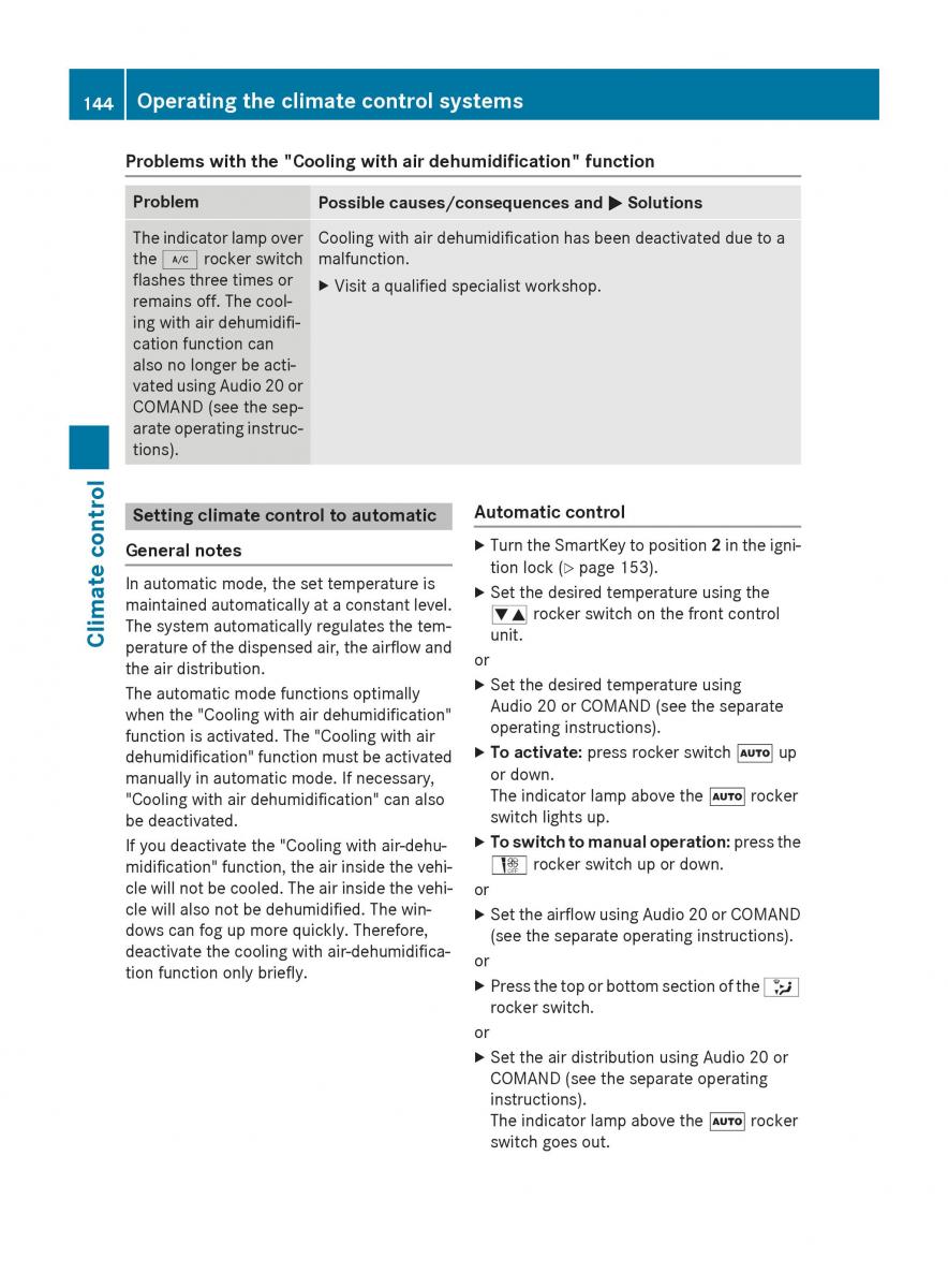 Mercedes Benz GLC Class owners manual / page 146