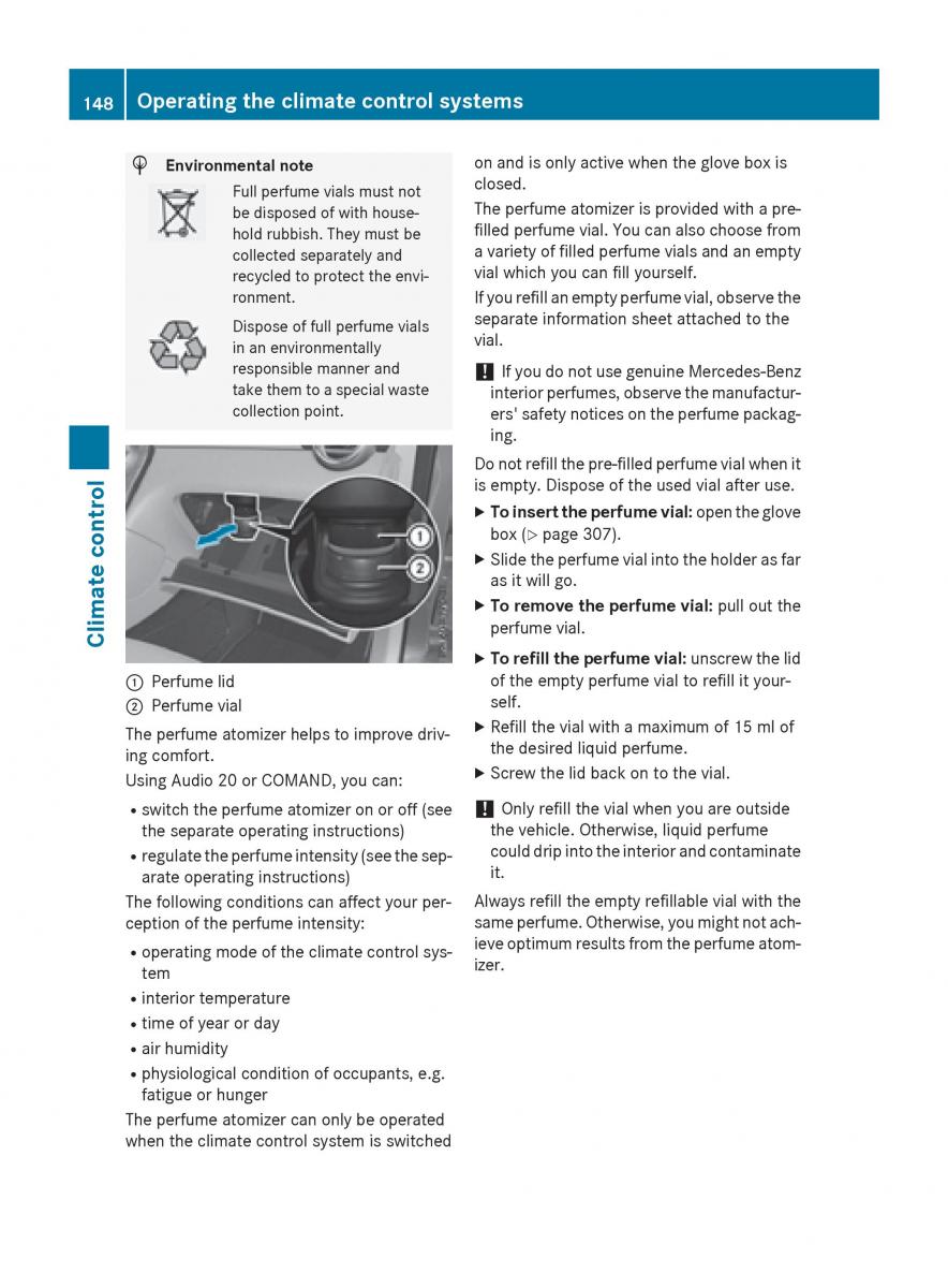 Mercedes Benz GLC Class owners manual / page 150