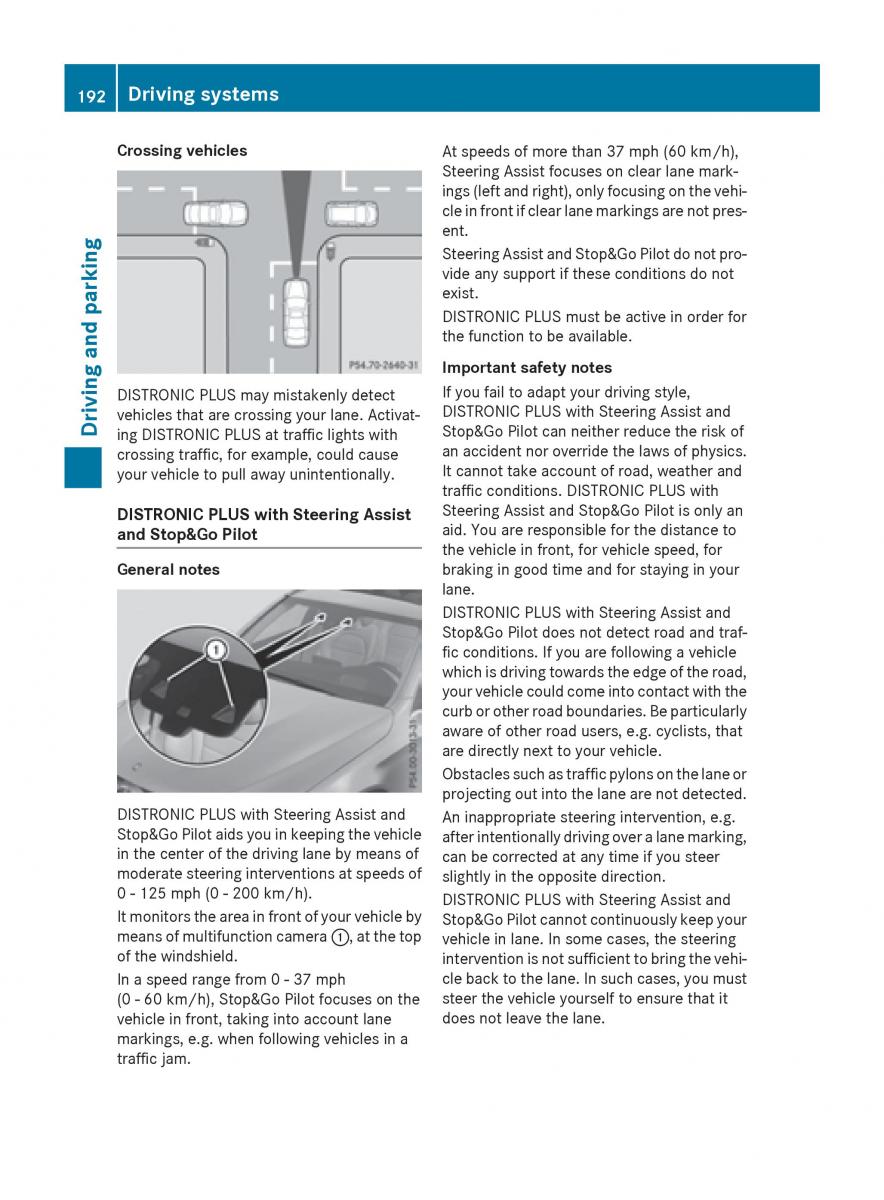 Mercedes Benz GLC Class owners manual / page 194