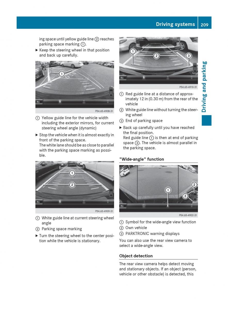 Mercedes Benz GLC Class owners manual / page 211