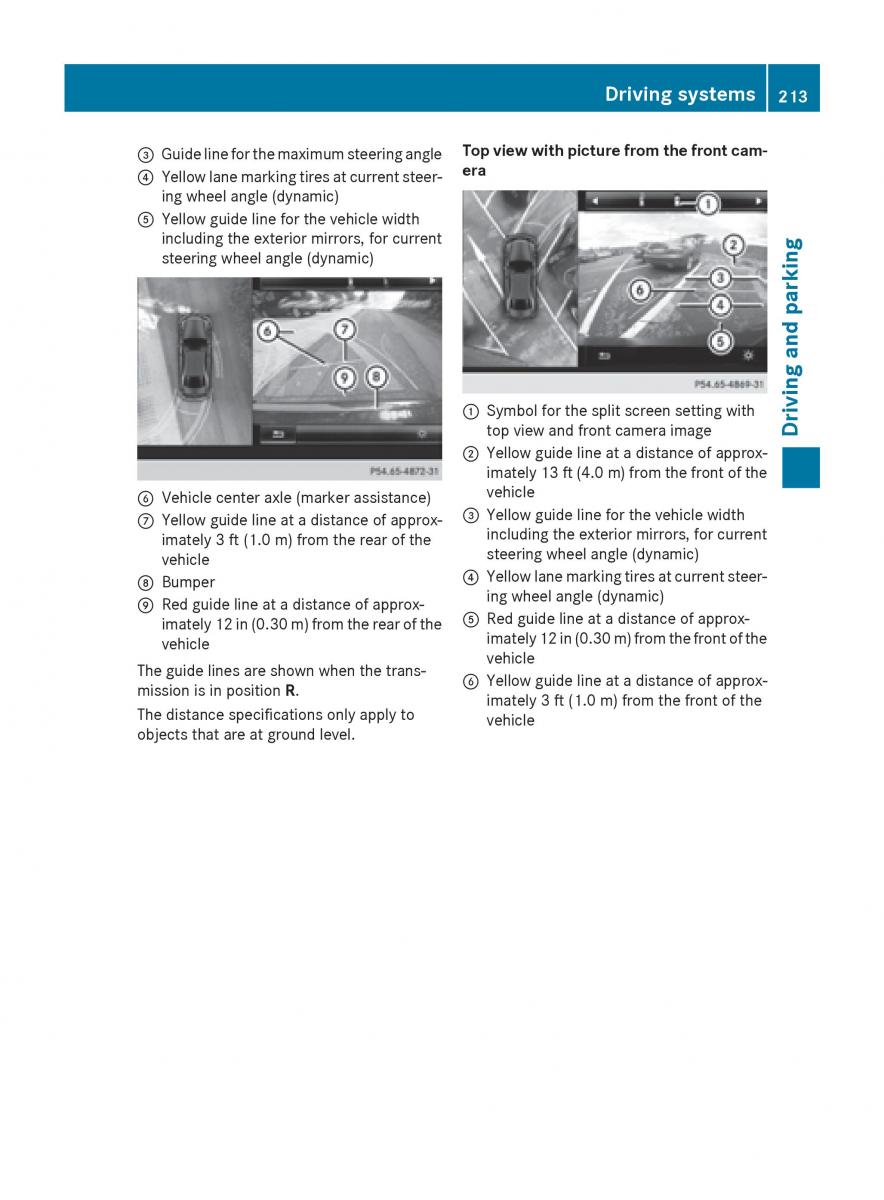 Mercedes Benz GLC Class owners manual / page 215