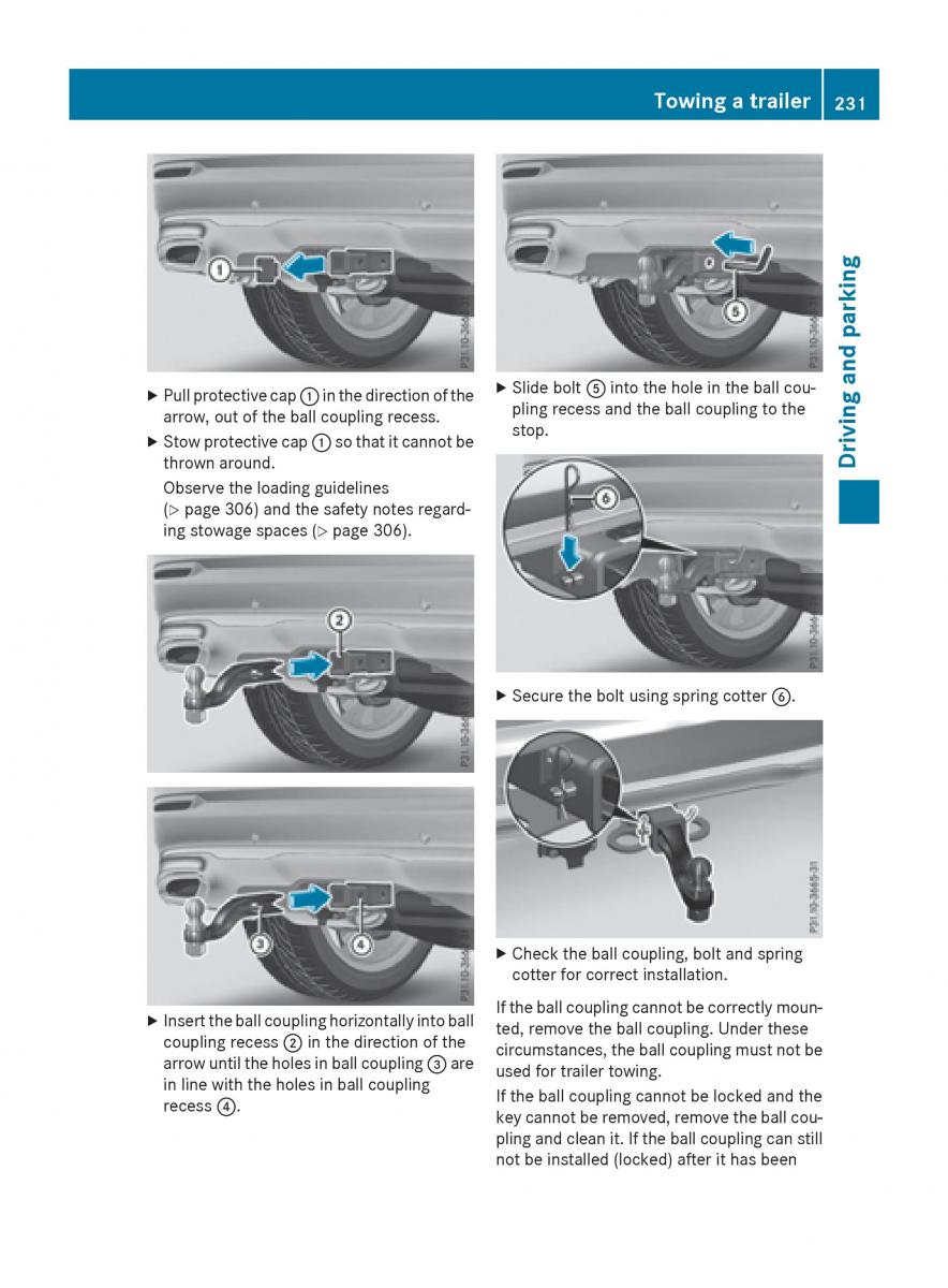 Mercedes Benz GLC Class owners manual / page 233