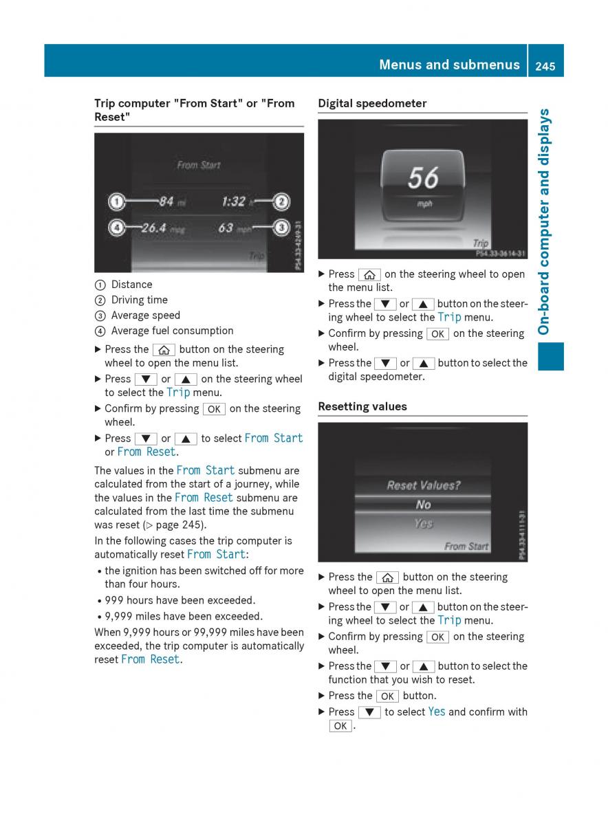 Mercedes Benz GLC Class owners manual / page 247