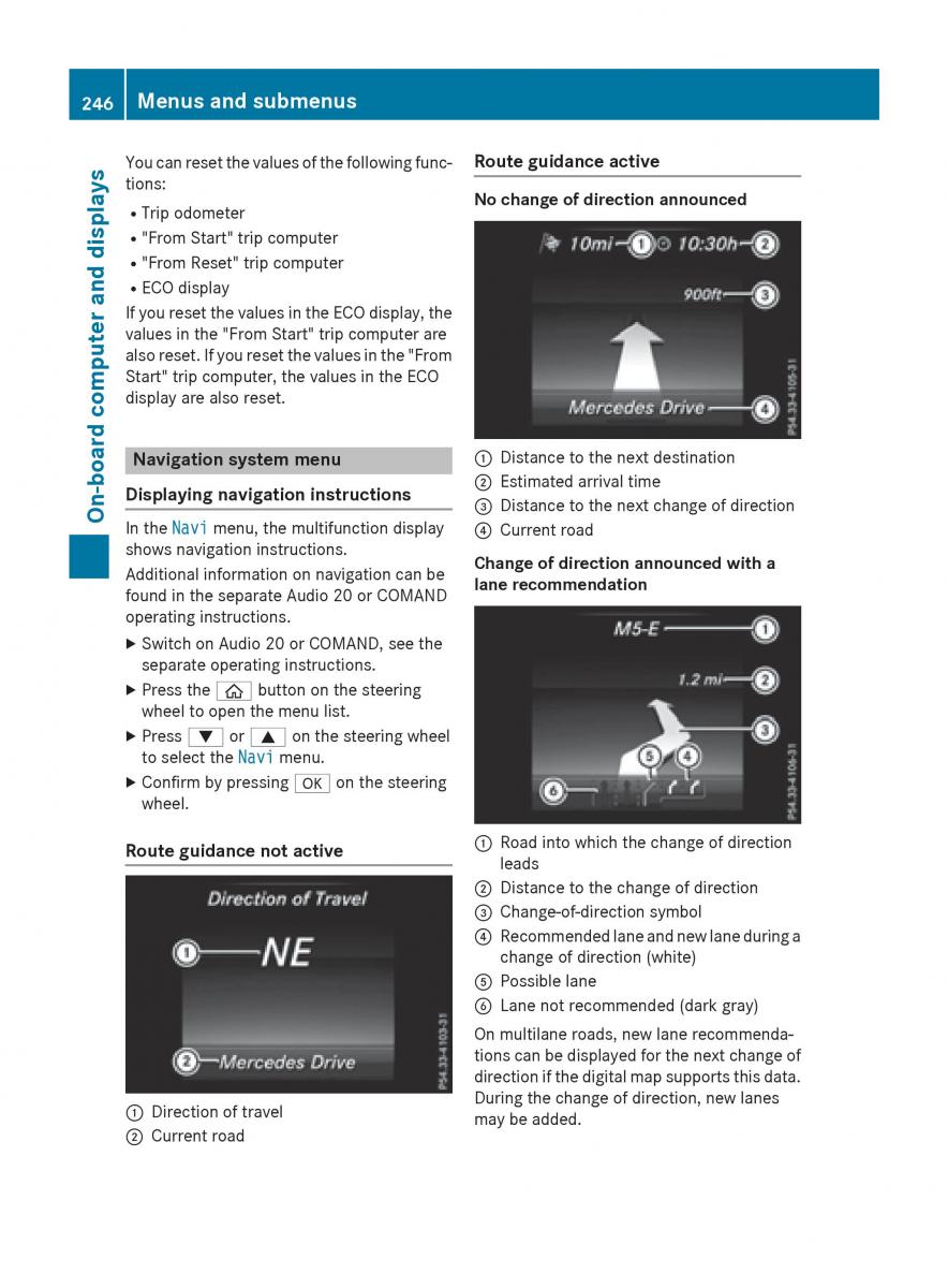 Mercedes Benz GLC Class owners manual / page 248