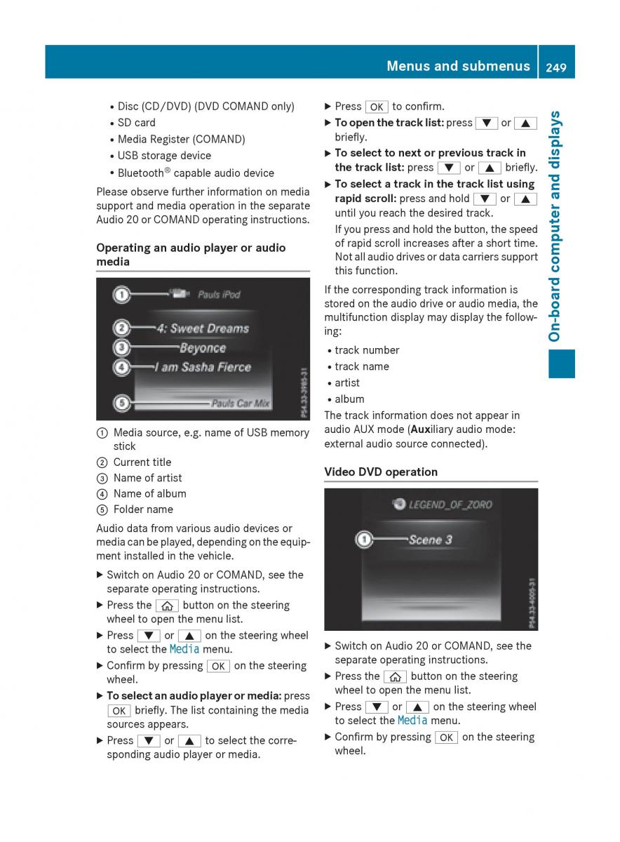 Mercedes Benz GLC Class owners manual / page 251