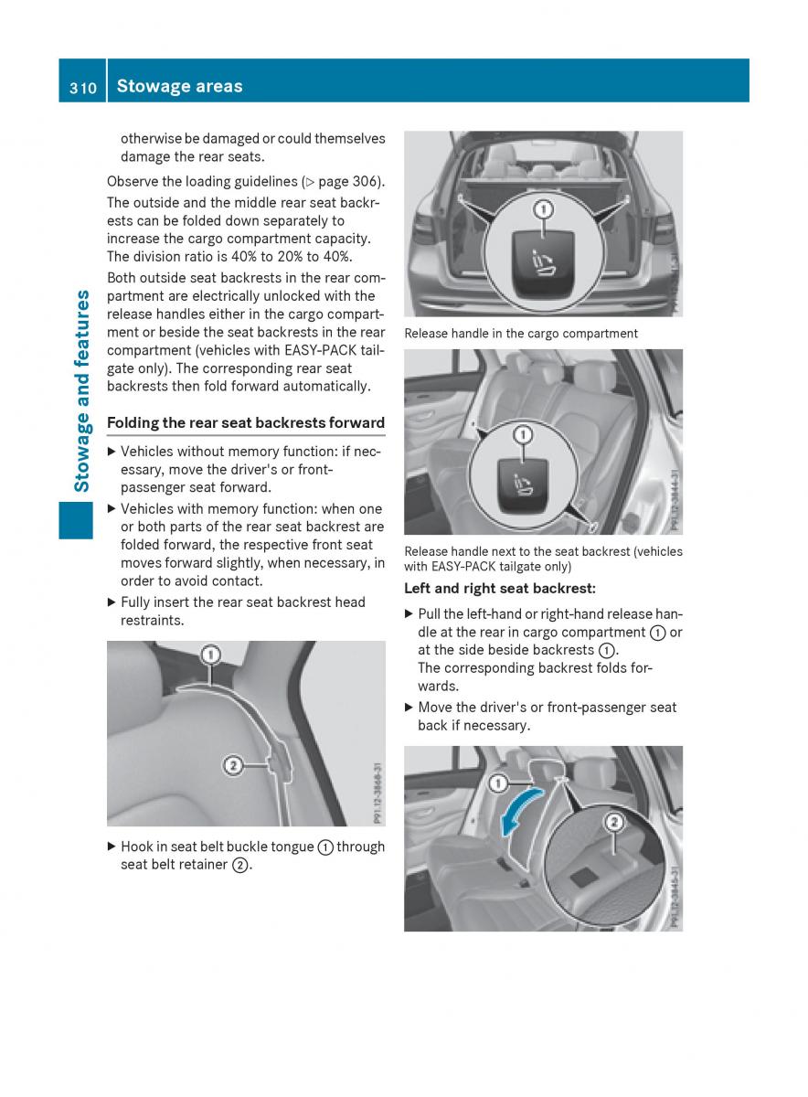 Mercedes Benz GLC Class owners manual / page 312