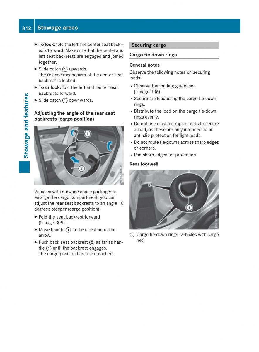 Mercedes Benz GLC Class owners manual / page 314