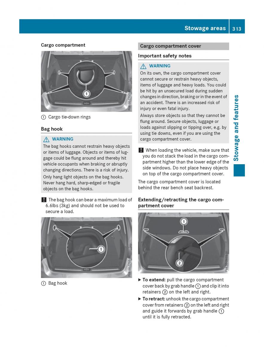 Mercedes Benz GLC Class owners manual / page 315