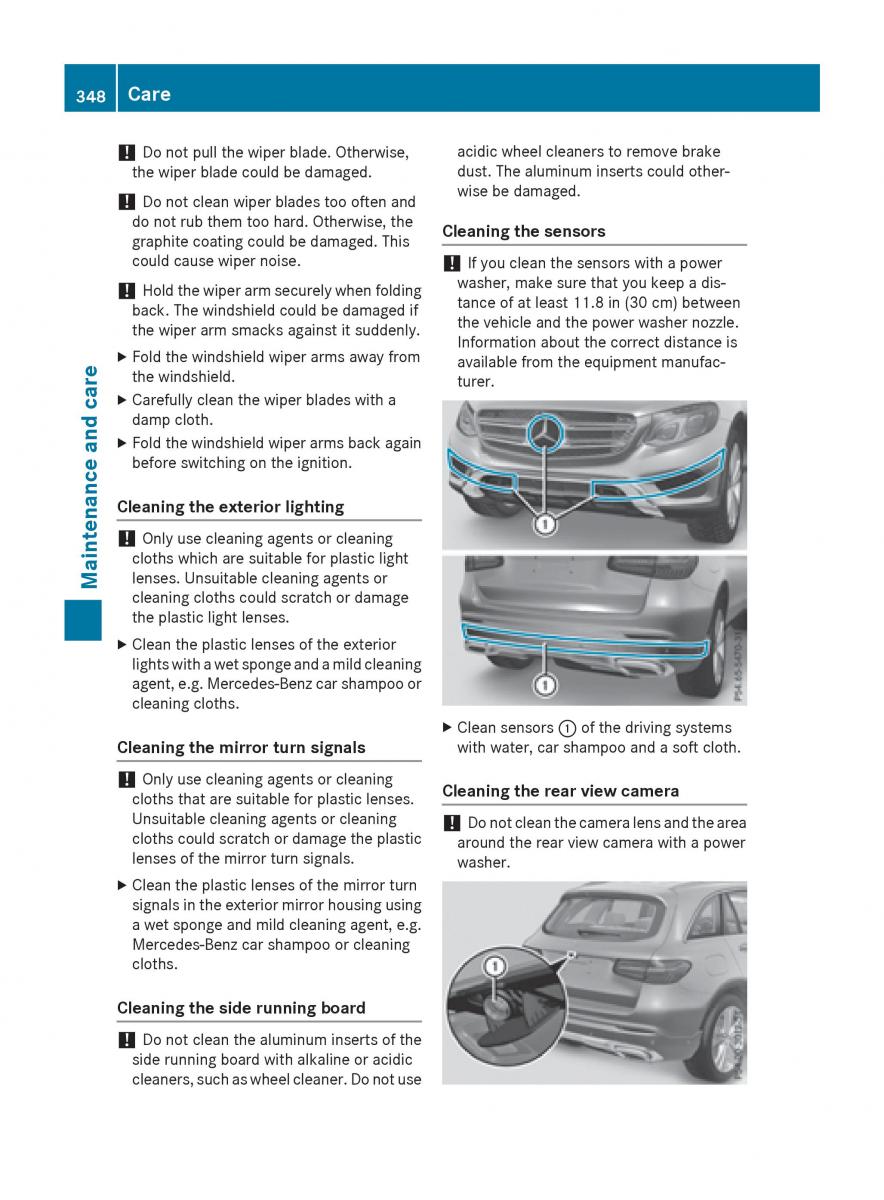 Mercedes Benz GLC Class owners manual / page 350