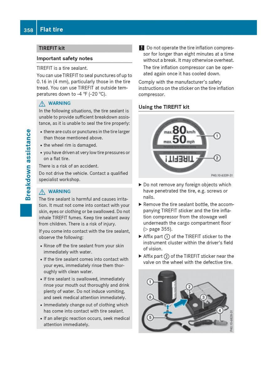 Mercedes Benz GLC Class owners manual / page 360