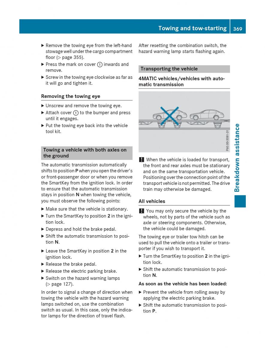 Mercedes Benz GLC Class owners manual / page 371